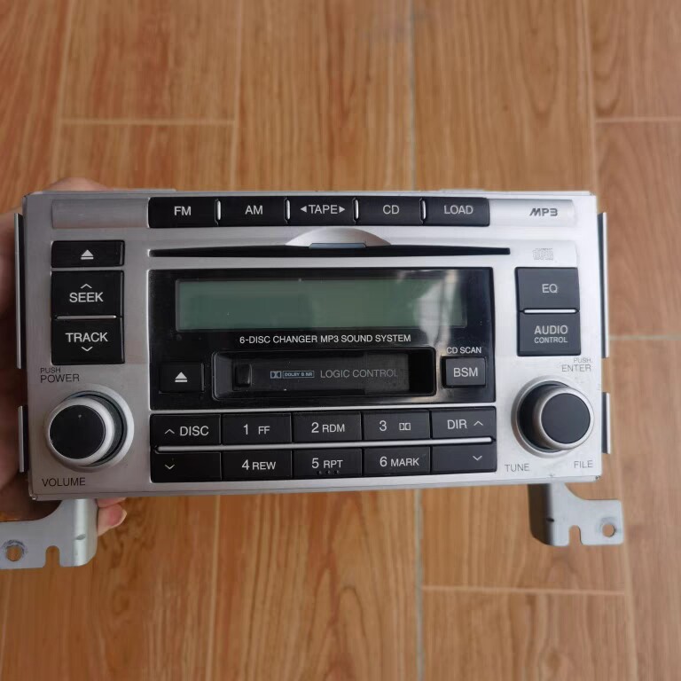 现代胜达cd机总成音响控制面板开关磁带卡带机收音机原厂纯拆车件