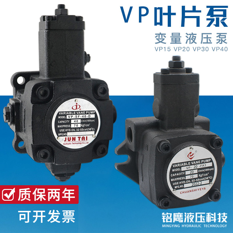 变量叶片泵VP-20-FA3液压泵总成VP-30-FA3液压油泵头SF液压站配件