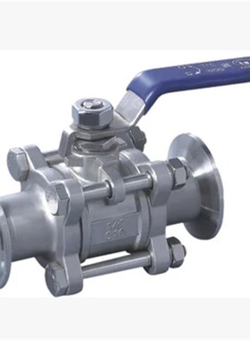 不锈钢3片式球阀304三片式球阀3pc快装球阀Q11F16P球阀重型3PC