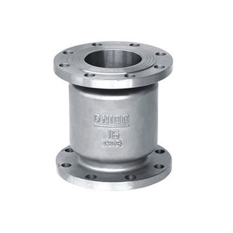 304不锈钢法兰立式止回阀H42W16PDN20253240一寸4分重型止回阀门