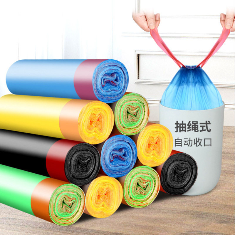 sk抽绳束口垃圾袋加厚收口抽