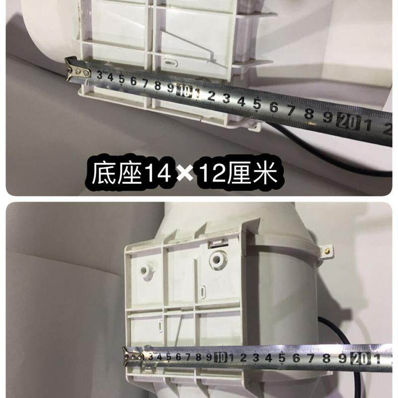 新款包邮强力6寸150管道涡轮增压斜流风机抽风机换气排气扇静包邮