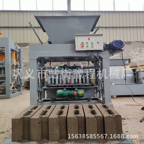 小型混凝土砖块机铺路砖机生产线Automatic brick making machine