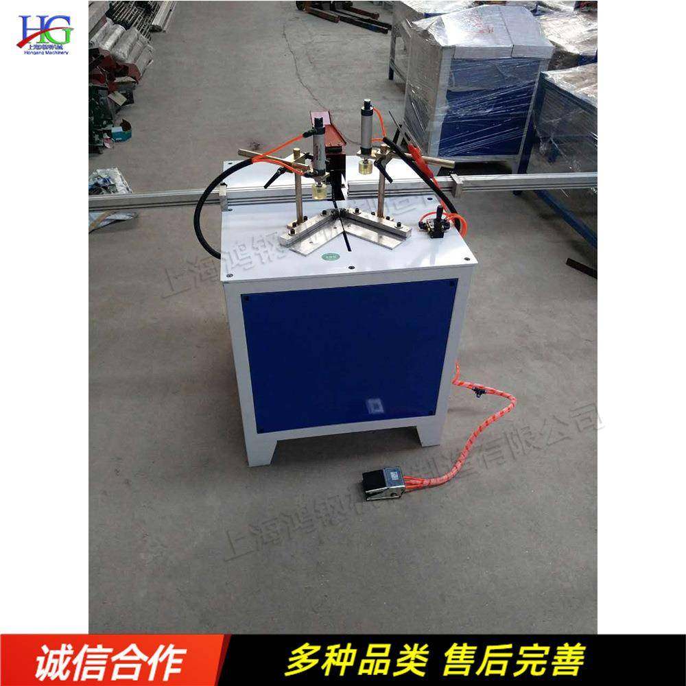 小型铝门型材切割机 相框广告牌切角机器 45拼角90度晶钢门橱设备