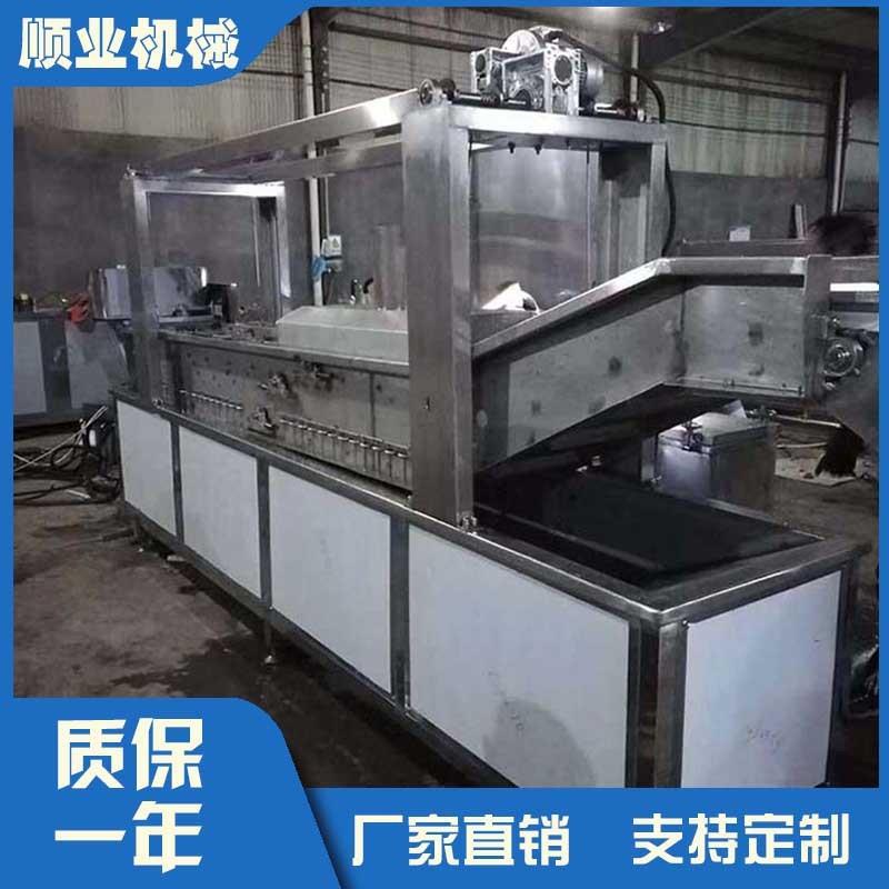 全自动油炸机流水线肉条肉片油炸机油脂渣油炸机设备厂家供应