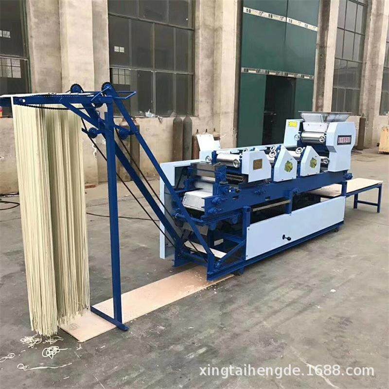 全自动面条机大型商用压面机挂面机叠皮爬杆一体机家用压面机