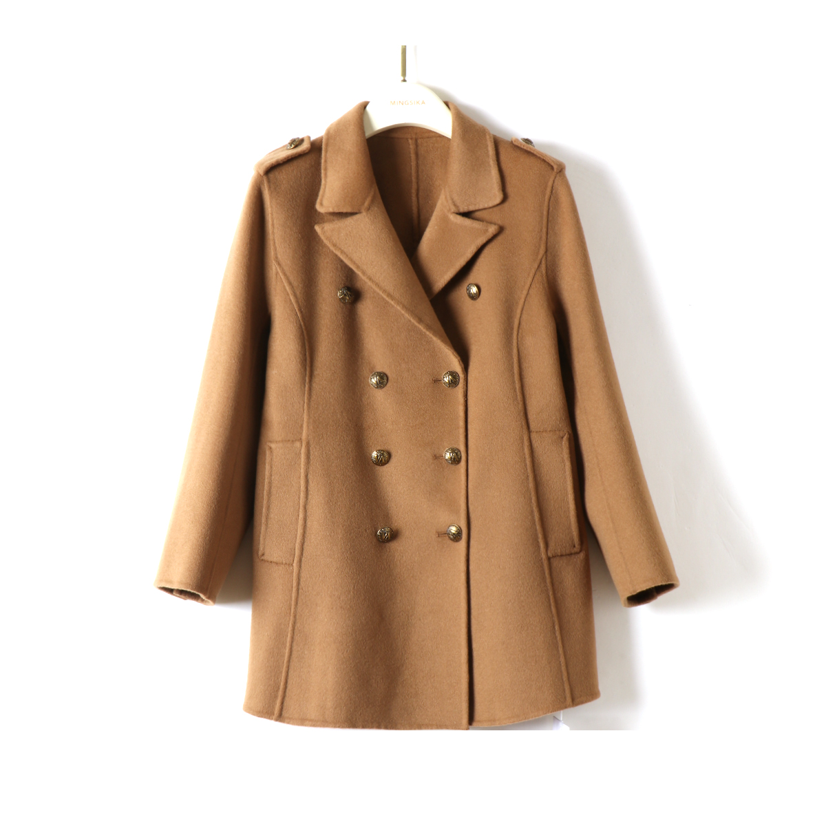 【大美唤粉丝专享】MINGSIKA/名斯卡 新款大衣#5AM790-F811