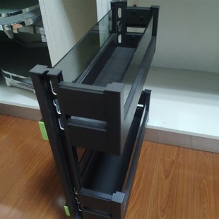 全铝侧拉篮 200柜体250柜体阻尼轨道