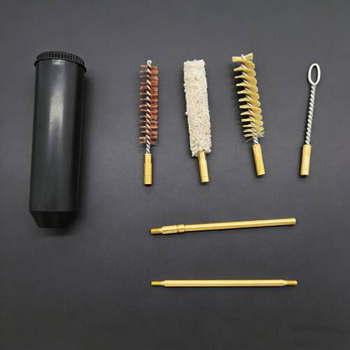 跨境枪刷9mm.38/.338枪管7pcs 猪鬃刷磷铜棉刷铜杆组合枪刷套装