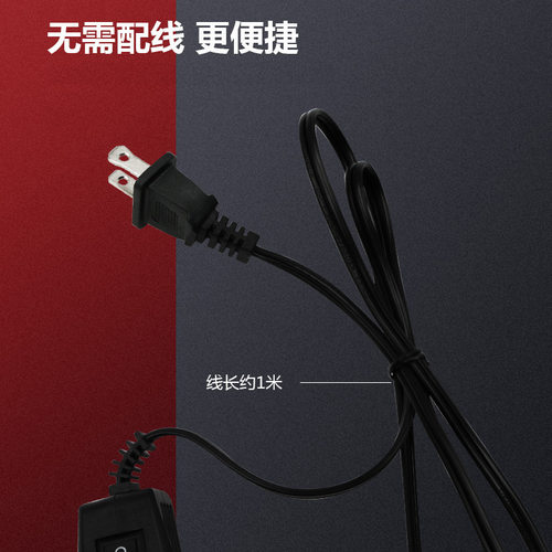 彩色110V扁插美规 热风枪热缩片软陶橡皮章凸粉DIY工具手工吹风机