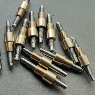 专业定 制304不锈钢丝杆加长梯形丝细牙正反牙加长304不锈钢丝杠