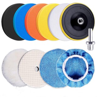 速卖通跨境货源汽车抛光海绵轮羊毛抛光垫 手电钻用清洁打蜡抛光