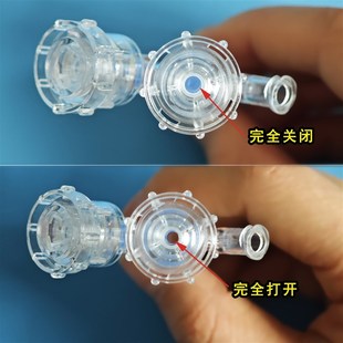 Y型塑料阀三通阀四通阀鲁尔接头直通快插转换头管路配件耗材