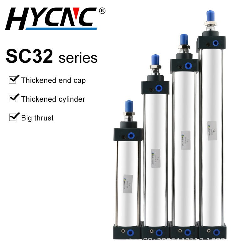 气缸货源SC32*200/250/300/350/400150/200 小型气动标准气缸