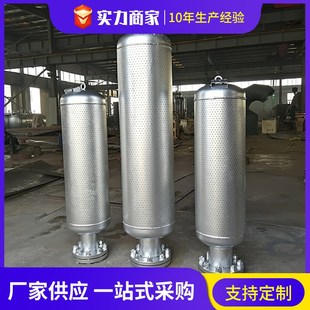 锅炉管道配套降噪设备 小孔消声器 放空消音器 安全阀消音器
