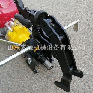 汽油钢轨打孔机 混合汽油机内燃钢轨钻孔机 60KG钢轨钻孔机