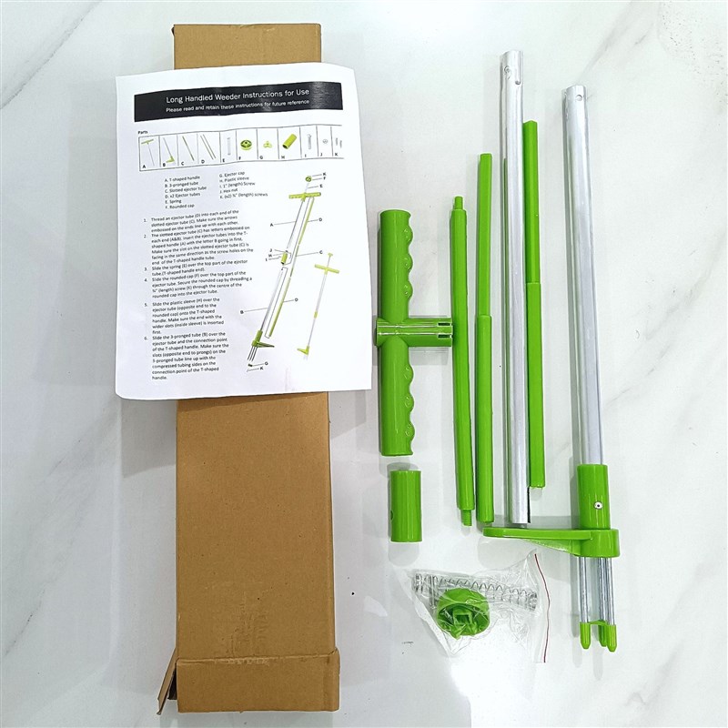 园林拔草器除草器 可双节拆分铝管手动除杂草挖野菜园艺工具