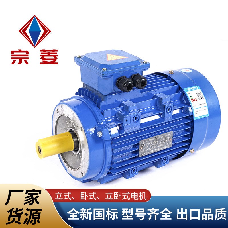 4极MS铝壳三项异步电动机0.18kw-375kwMS高效率铝壳电机国标