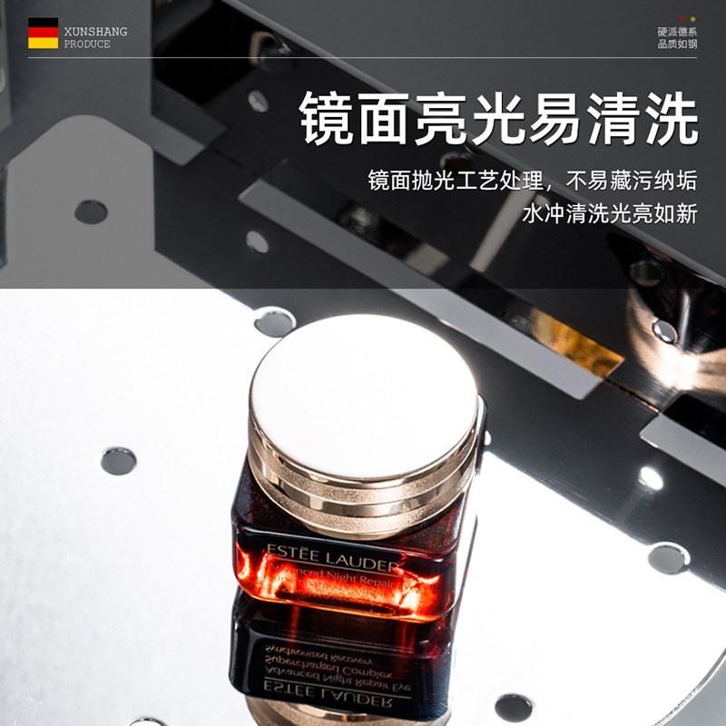 304不锈钢加厚置物架免打孔卫生间厨房收纳架钻石三角架一件代发