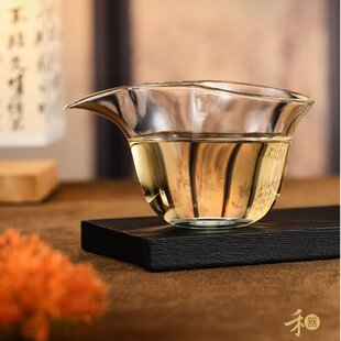 禾器晶彩系列 福珑公道杯 高硼硅玻璃耐高温 分茶器 容量；230ml