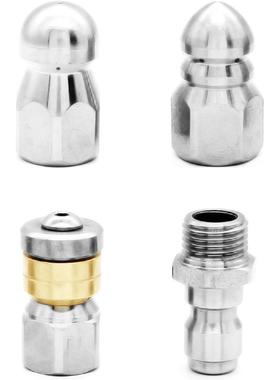 5000 PSI下水道不锈钢喷头 1/4 英寸高压清洗机快速连接压力喷嘴