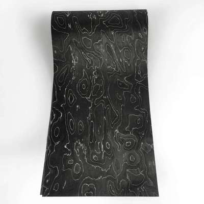 新款高端黑白树瘤木皮实木木皮音响柜子装修翻新手工贴面工程直销