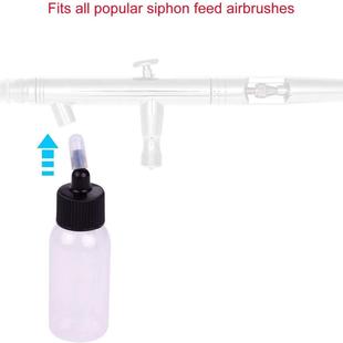 亚马逊销通配喷笔下壶双动耐腐蚀储液颜料瓶TD 02PSP满容量35ml