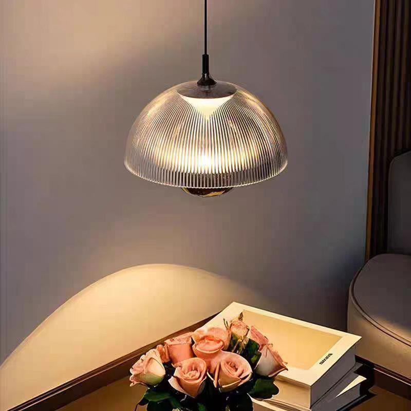 新款触摸感应花苞灯可升降卧室床头吊灯意式极简高级感餐厅吧台灯