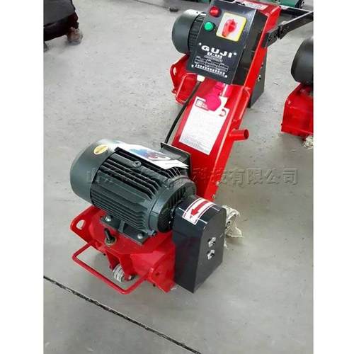 小型电动路面铣刨机 水泥沥青路面刨平机 地坪表面翻新设备 吸尘