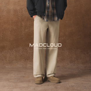 MAD官方 | 重磅Vintage水洗做旧休闲裤男款工装裤美版cargo经典款