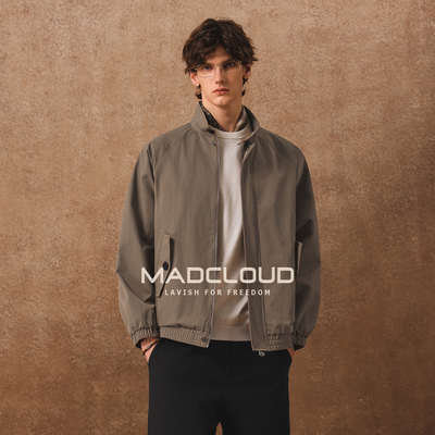 Madcloud夹克短款工装外套男美版