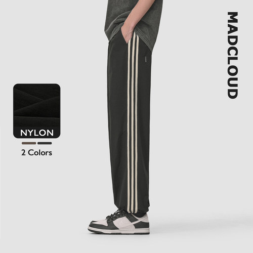 Madcloud春秋束脚抽绳运动休闲裤