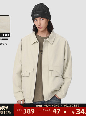 MAD官方 | 迈克罗德 美式复古cleanfit春秋上衣夹克工装外套男