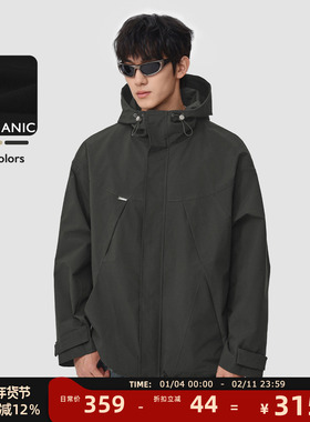 MAD官方 | 迈克罗德 美式硬壳户外三防春秋冲锋衣夹克男连帽外套