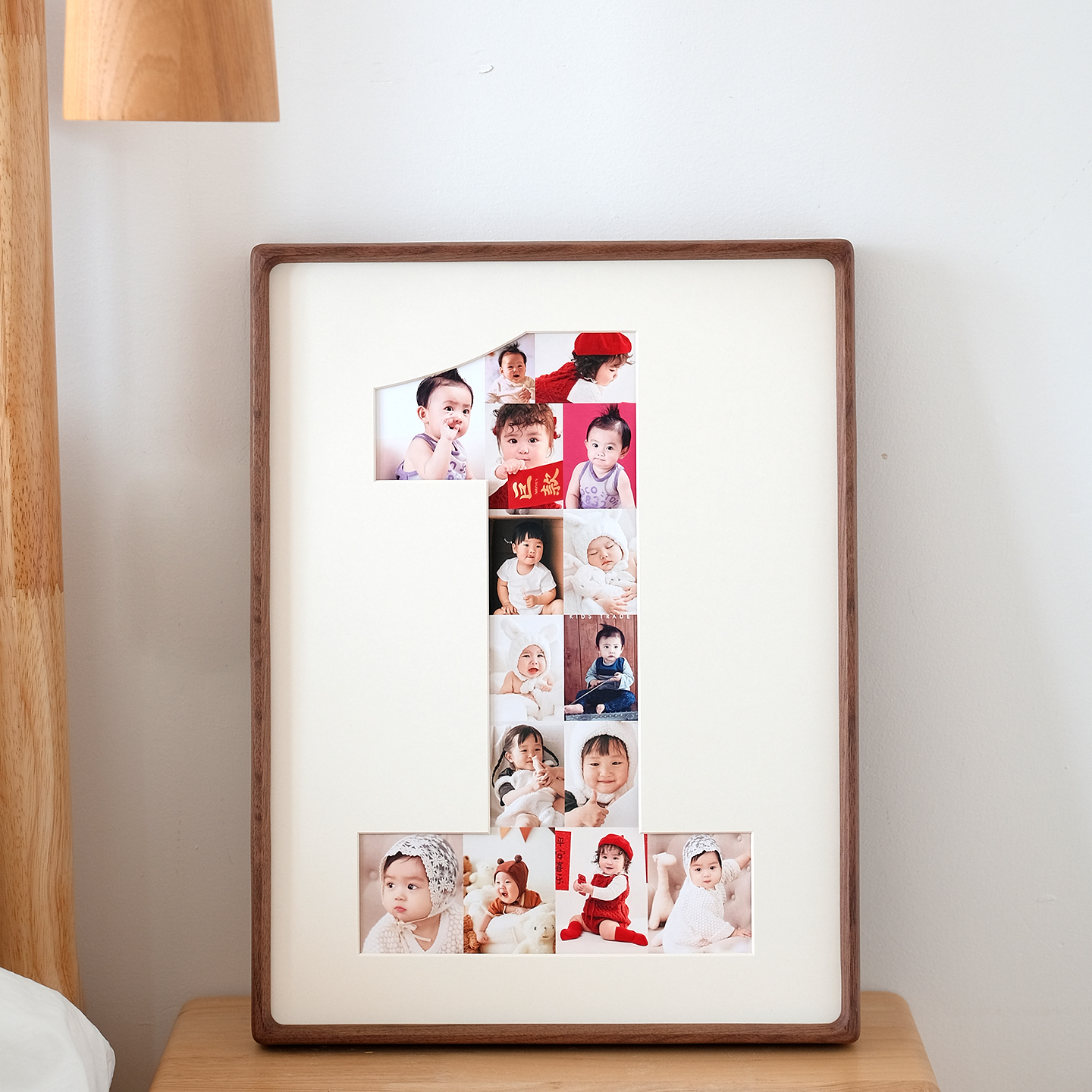 宝宝1周岁纪念相框摆台