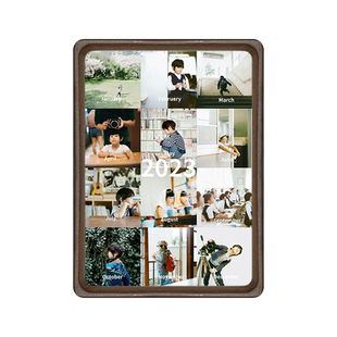 洗照片做成相框定制diy高级感摆台实木装裱框挂墙一周岁纪念礼物