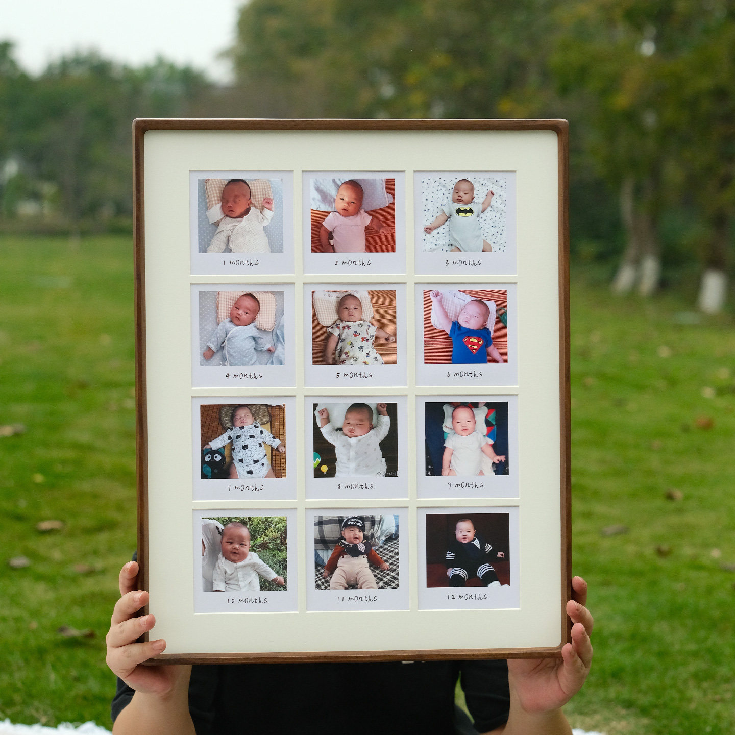 宝宝成长记录相框挂墙定制