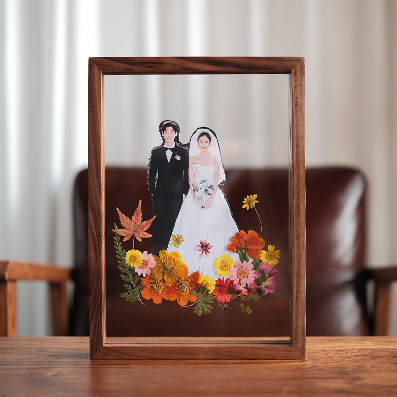 透明亚克力相框摆台婚纱照定制礼