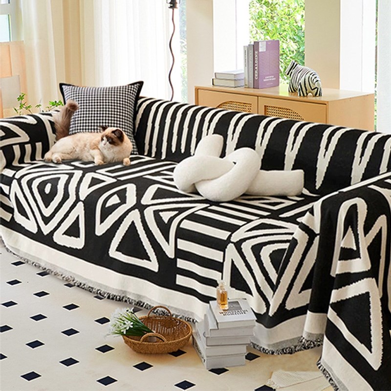 速发W3TK轻奢感雪尼尔沙发巾全盖EE沙发盖布四季通用沙发套罩沙发