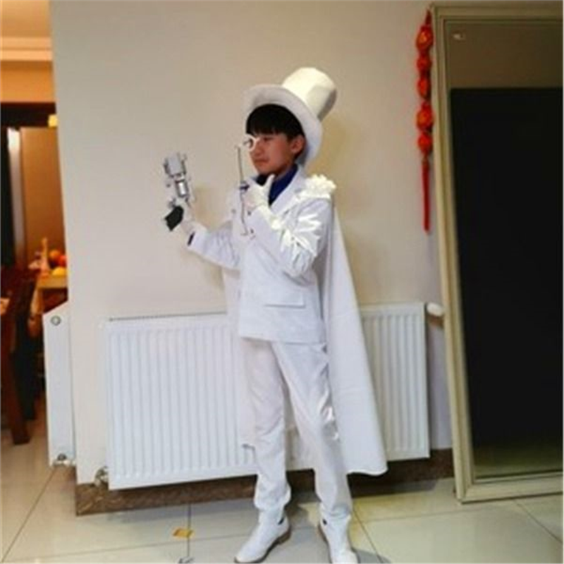 cosplay服名侦探柯南cos服 男女儿童怪盗基德cos服角色扮演服