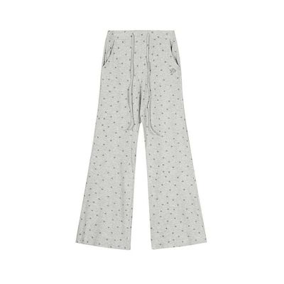 Fudge Pink 2025春季新款美式复古宽松阔腿设计感休闲裤