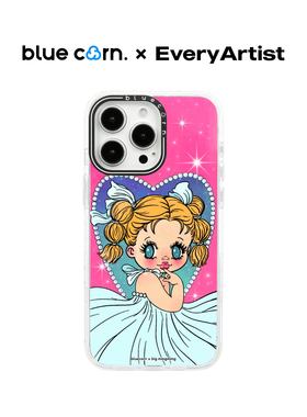 bluecorn蓝色苞米联名Big明明 少女心事适用于苹果iPhone 17PRO MAX 16pro15 镜面磁吸可爱防摔手机壳magsafe