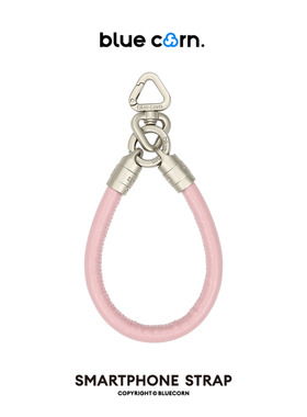 bluecorn蓝色苞米原创钛金属超软皮绳简约百搭户外通用短款防丢手机挂绳适用于苹果iPhone华为