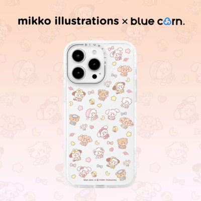 bluecorn 蓝色苞米联名mikko小鼻噶适用于iPhone 17/16/15PRO/MAX magsafe镜面磁吸防摔手机壳全包保护套