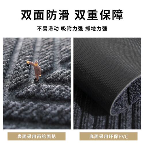 厨房地垫防滑防油可擦免洗耐脏吸水门垫进门家用脚垫地毯家用垫子