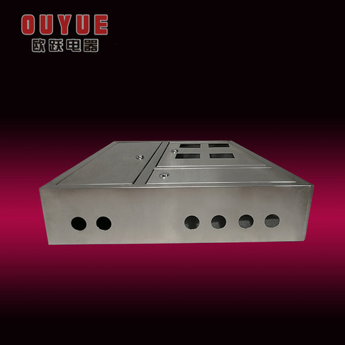 不锈钢电表箱三开门配电箱计量700X620X160明装4户电控箱布线箱柜