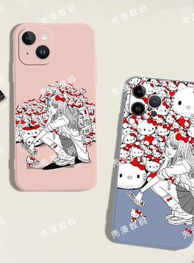 伊藤润二富江kitty手机iphone16保护壳苹果17promax手机壳华为P70PRO荣耀nova7手机壳小米17vivoiQOO红米OPPO
