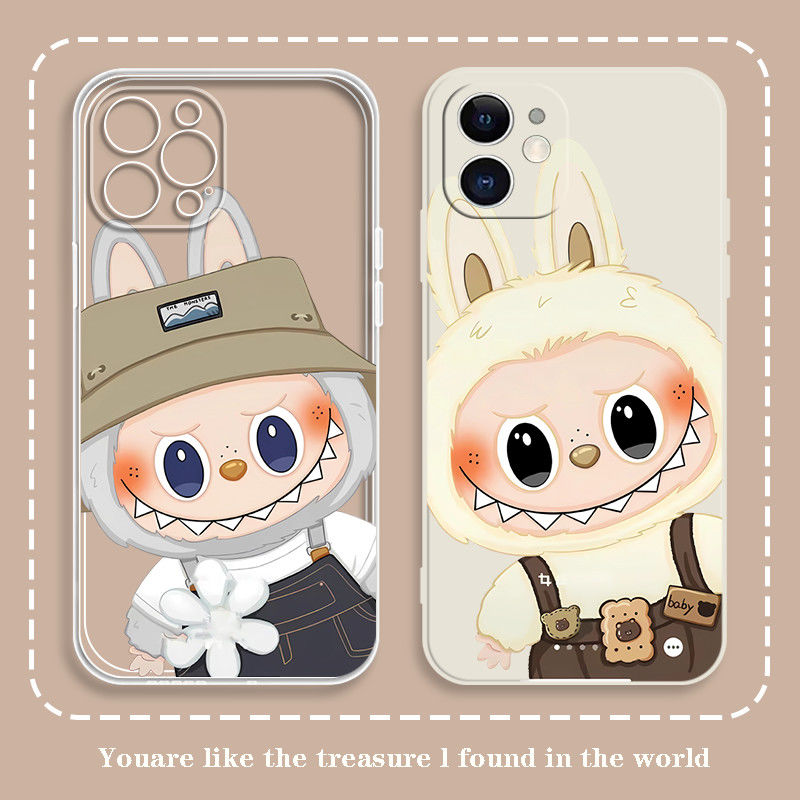 拉布布春天野在家iphone16手机壳适配苹果17promax华为P80OPPO爆款小米15VIVOS30荣耀手机壳创意防水手机壳