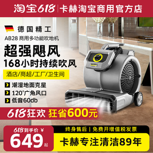 德国卡赫吹地机地面吹干机商用卫生间吹风机地毯厕所地板除湿AB28