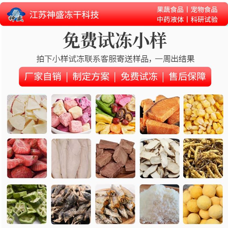方形食品果蔬冷冻干燥类机海鲜肉酪真冻干机奶酸奶真空冻CHD干空